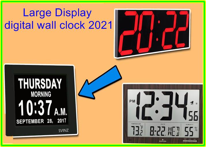 Large Display digital wall clock डिजिटल वॉल क्लॉक 2021