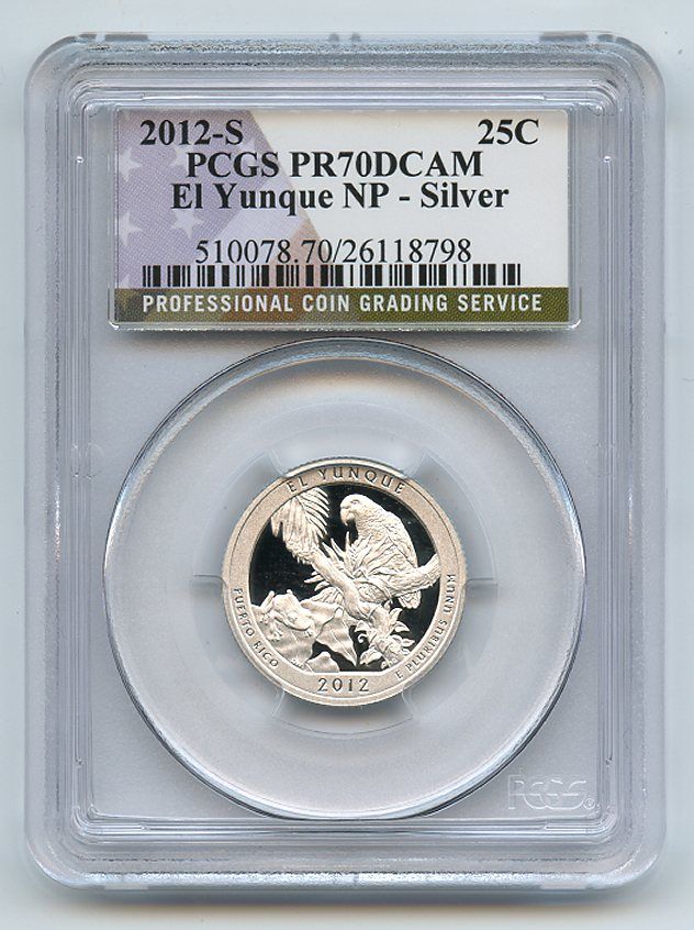 Lot Detail 2012 S 25C Silver El Yunque Quarter PCGS PR70DCAM