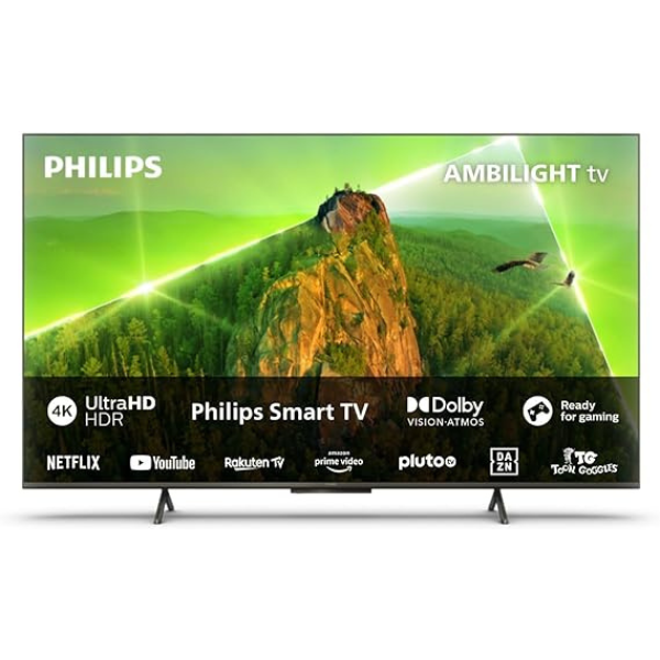 PHILIPS Ambilight PUS8108 50 inch Smart 4K LED TV UHD & HDR10+ 60Hz P5