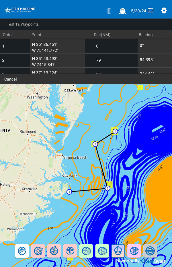 Features Fish Mapping SiriusXM Marine