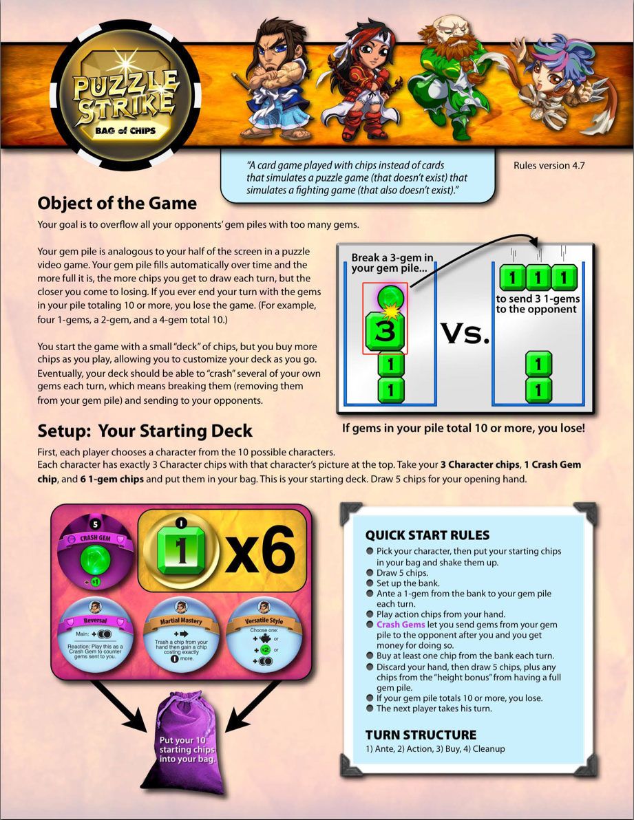 Blog Puzzle Strike Rules