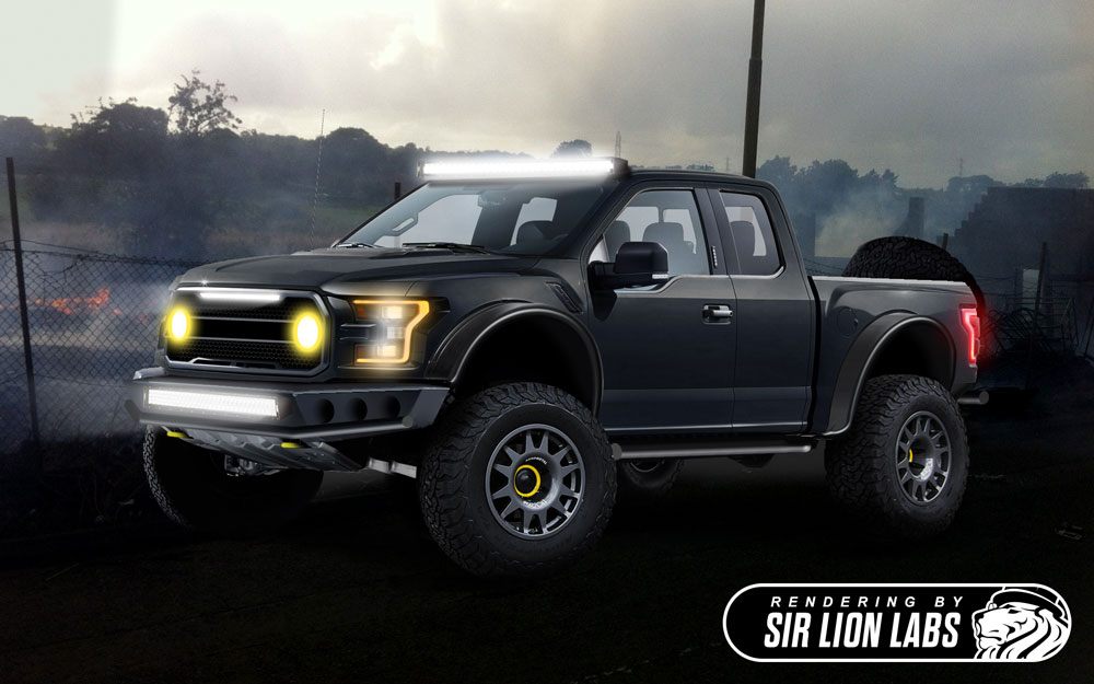 Custom Ford Raptor Vehicle Concept | Sir Lion Labs