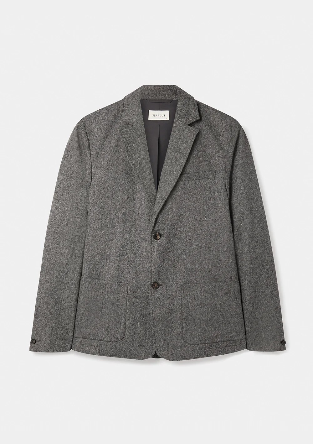 Grey Salt & Pepper Wool Blazer SIRPLUS
