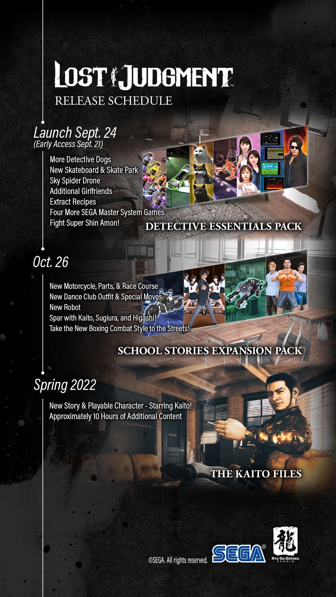 Lost Judgment DLC Roadmap Revealed Featuring Story Expansion