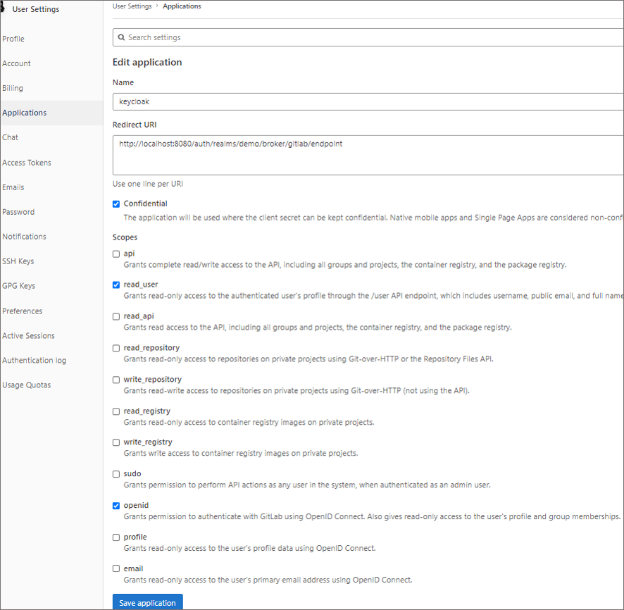 Thirdparty Identity Providers in Keycloak .Stat Suite documentation