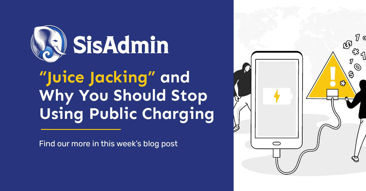 "Juice Jacking" and Why You Should Stop Using Public Charging Stations(03)