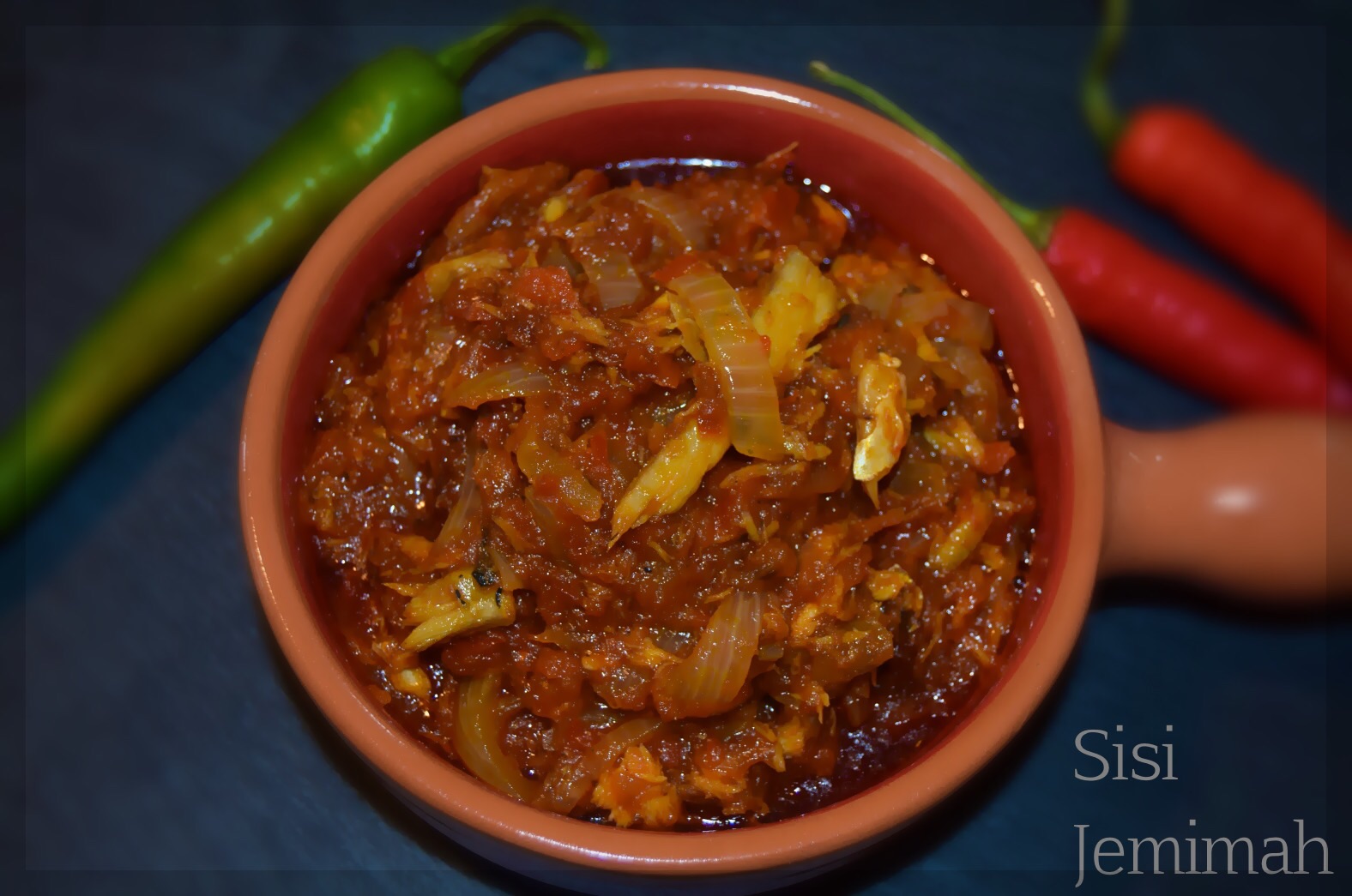 Fried Yam (Dundun) and Ata Dindin Sisi Jemimah