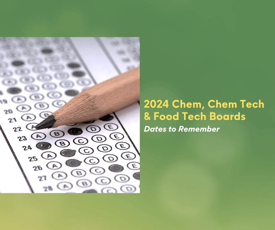 Chemical Technician Board Exam 2024 Schedule Date Yetty Katharyn