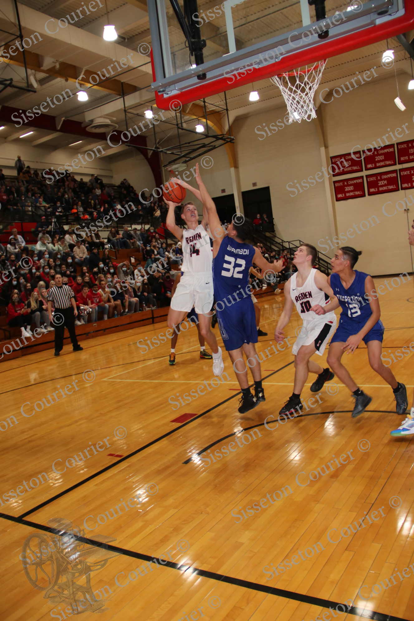 2021 Boys Basketball Tiospa Zina Sisseton Courier