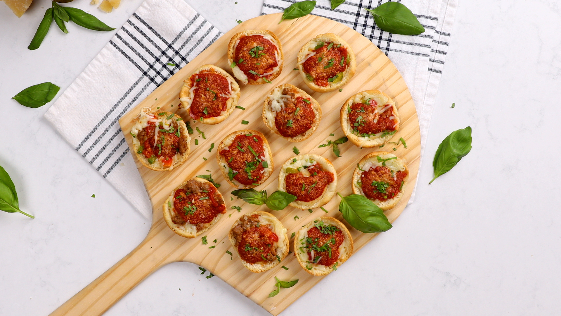 Mini Deep Dish Pizzas Recipe Sister Schubert's