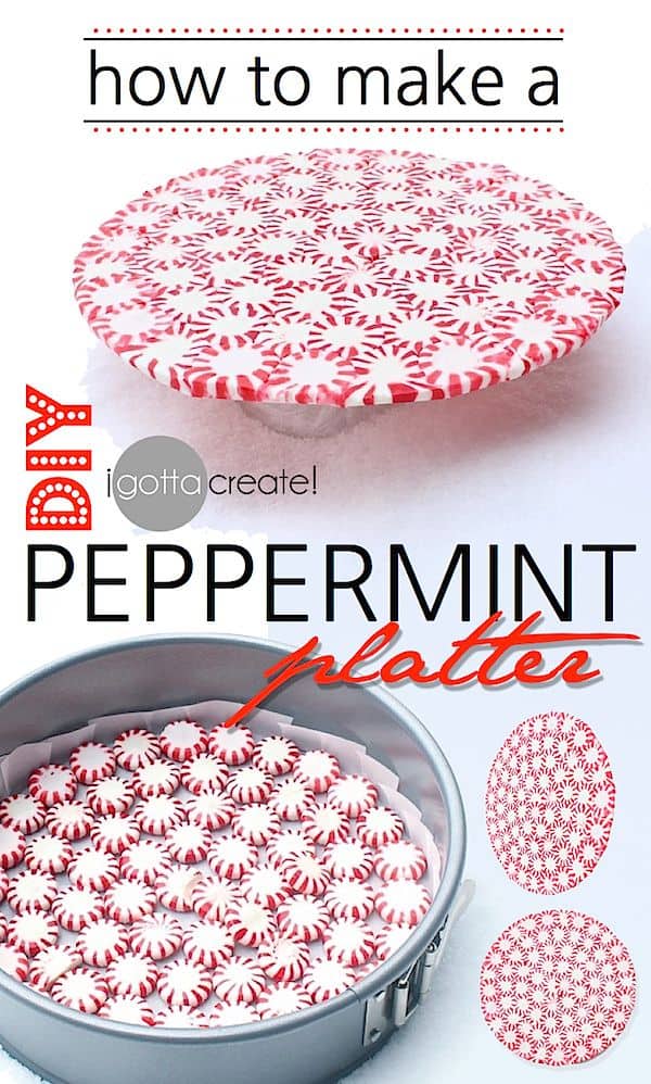 DIY Peppermint Candy Platter Sisters Know Best