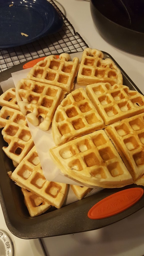 Skip the store bought and make your own frozen waffles Skip the store