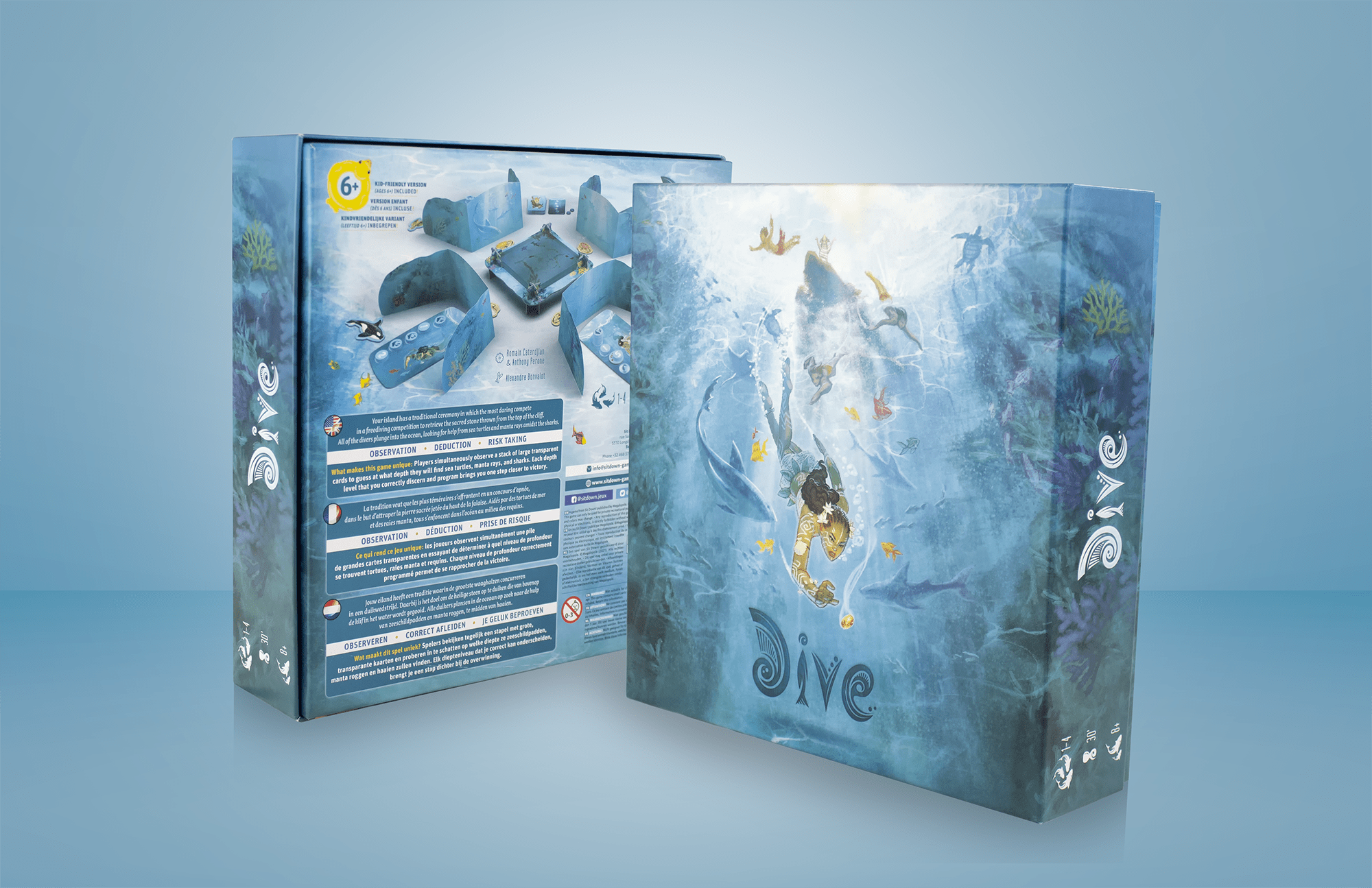 Dive Boardgame Sit Down! games