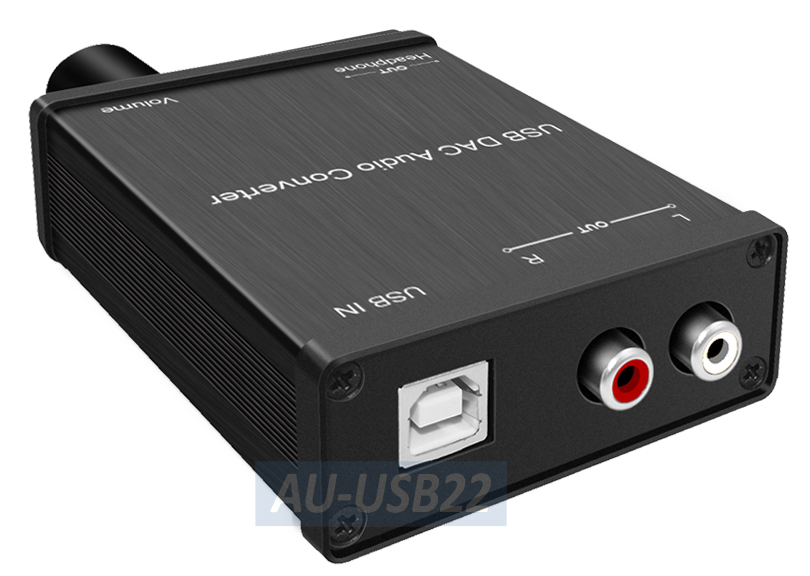 Premium 24Bit 192kHz USB DAC External Sound Card With RCA L/R Stereo