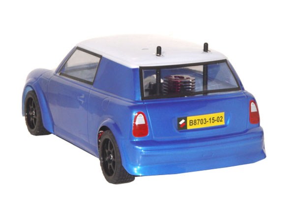 1:10 scale gas powered Mini Cooper S- (4wd+ 2speed)