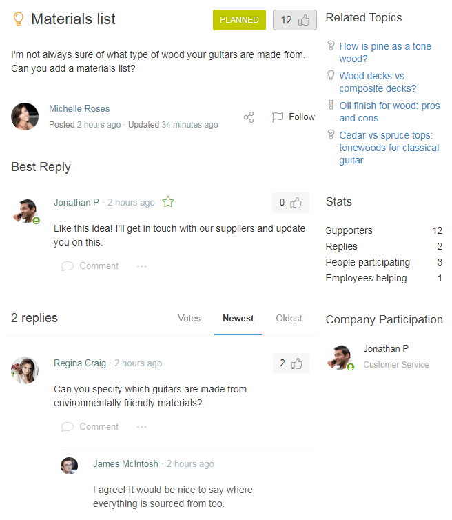 Discussion Forum App Helprace
