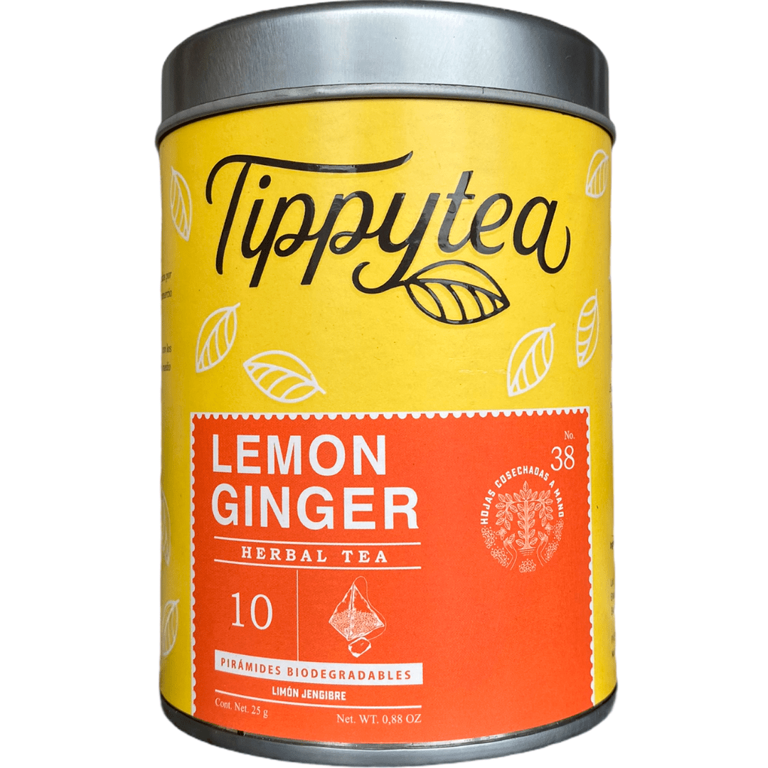 Lemon Ginger Tea Pyramid Bag Tippytea shop Ecuador