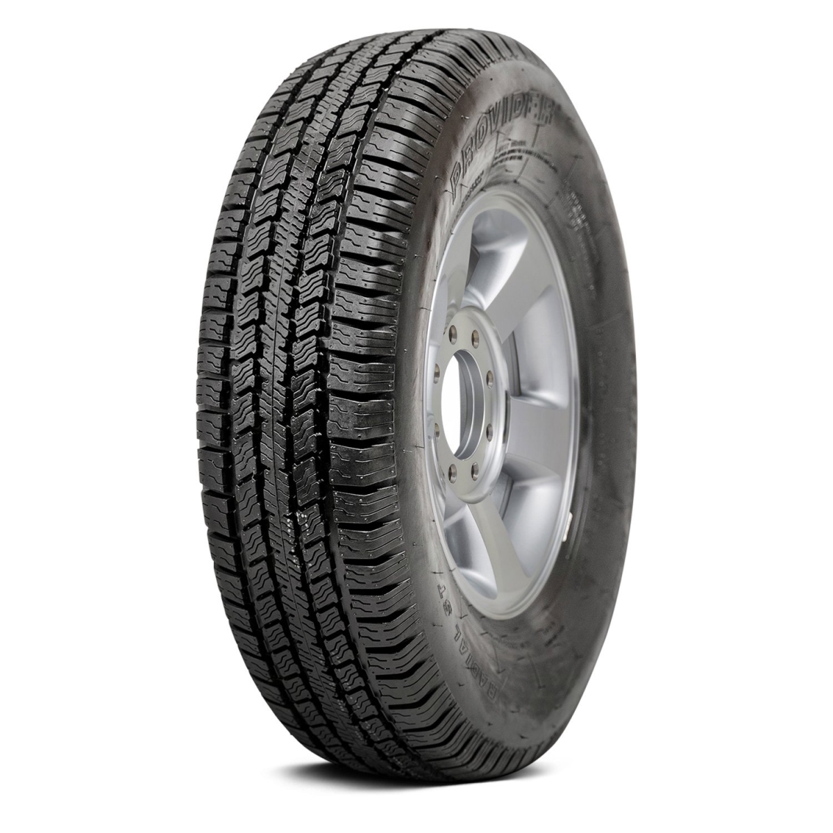 Taskmaster 15 Ply Radial Trailer Tire Wheel ST 205/75R15, 41 OFF