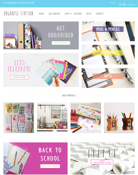 Stunning Shopify Themes For Online Stationery Stores Site Bloom