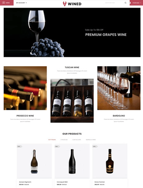 Responsive OpenCart Themes For Mobilefriendly Online Wine Stores