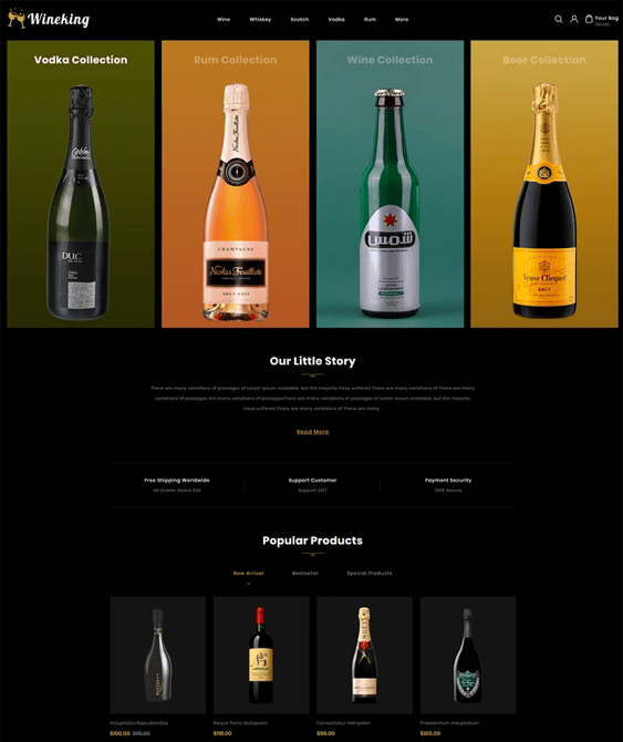 Responsive OpenCart Themes For Mobilefriendly Online Wine Stores