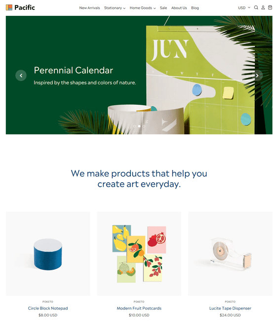 Beautiful And Modern Shopify Themes For Selling Office Supplies And