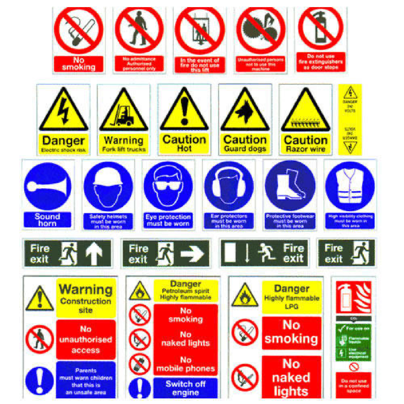 Safety Signage Site Master