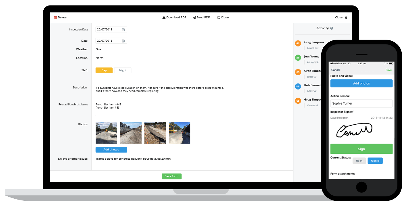 Quality Control Inspection Report Software Streamline your QC