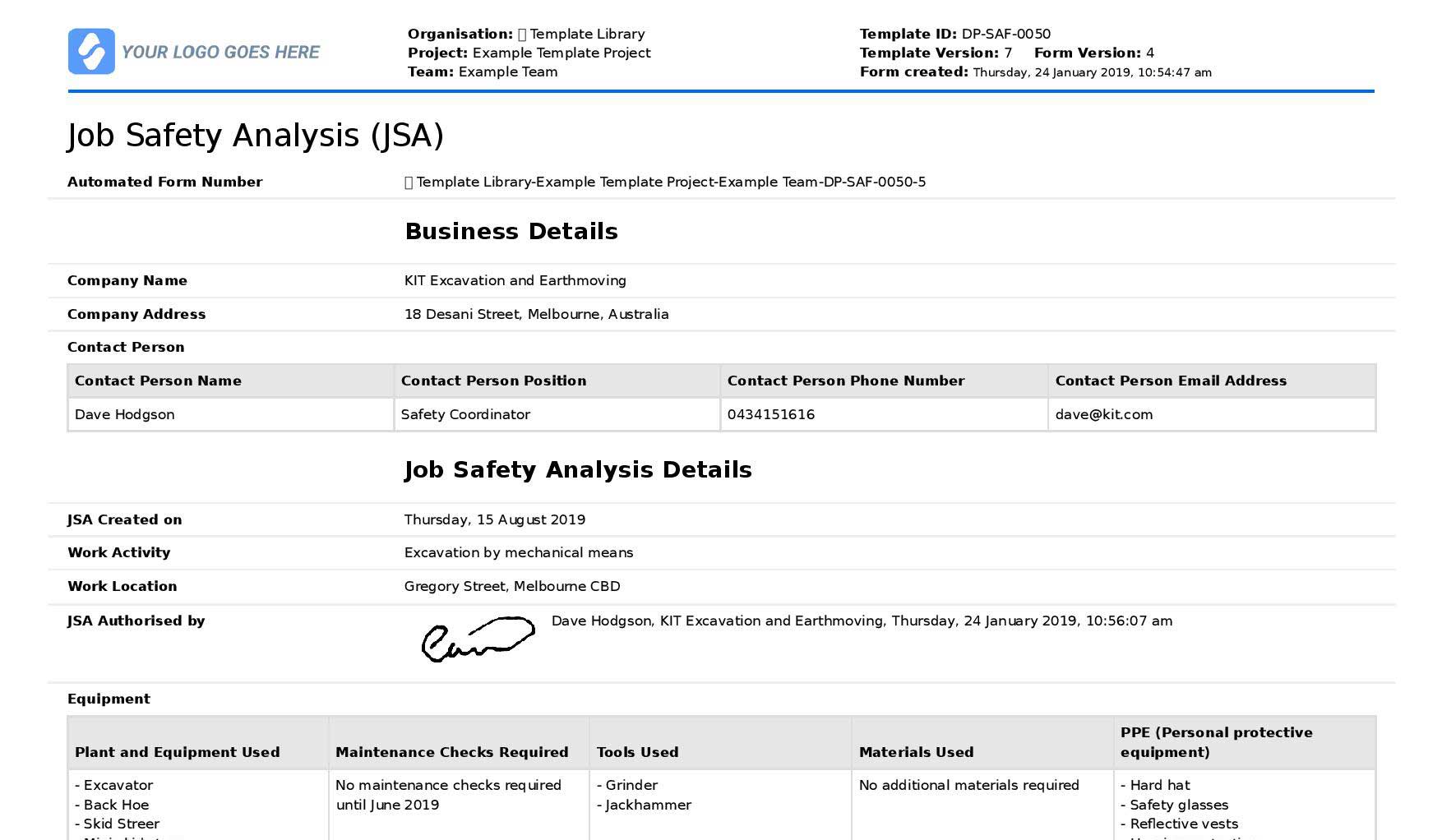 Job Safety Analysis App Streamline your JSAs and improve safety