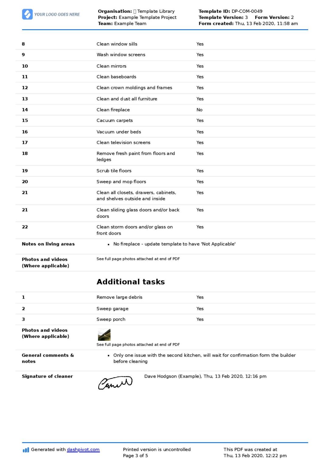 Post Construction Cleaning Checklist (Better than PDF template)