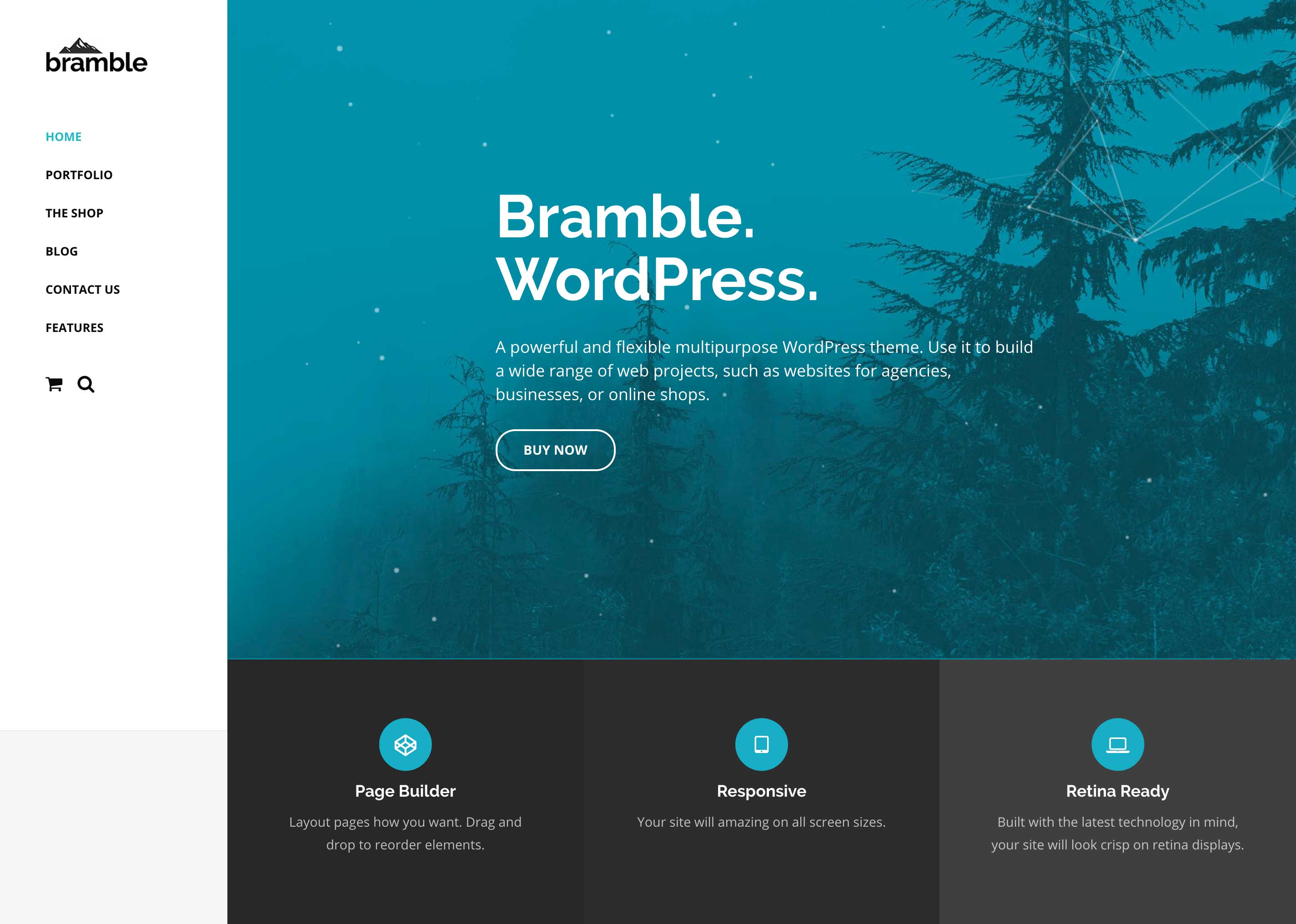 Bramble WordPress Theme SiteOrigin