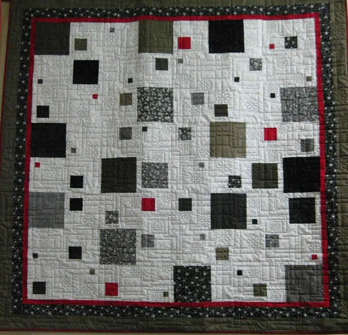 Modern Shadows Quilt Kit On Sale