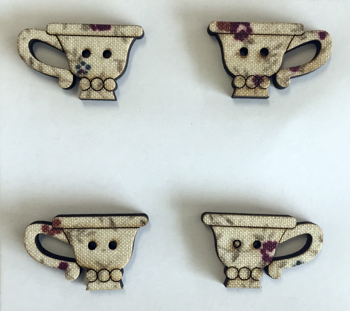 Tea Cup Buttons