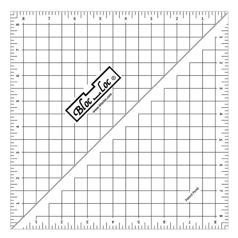 Bloc Loc Half Square Triangle Ruler 8.5 752106233850