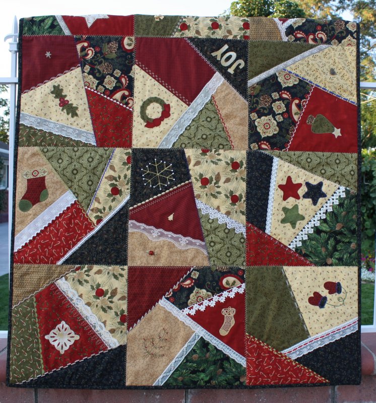Christmas Crazy Quilt