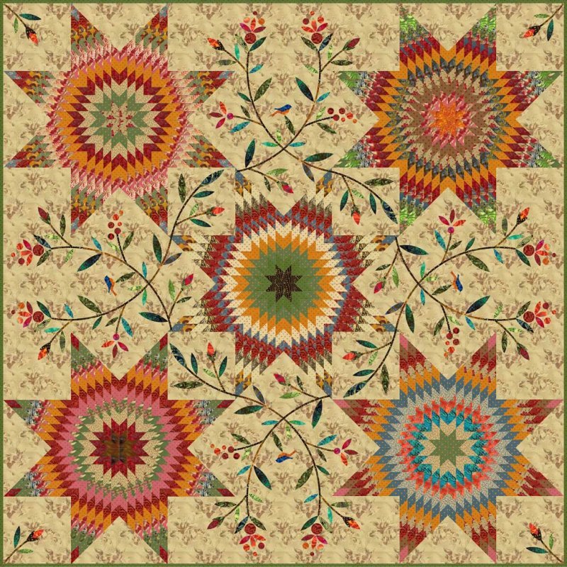 Pennsylvania Star Quilt Kit by Edyta Sitar