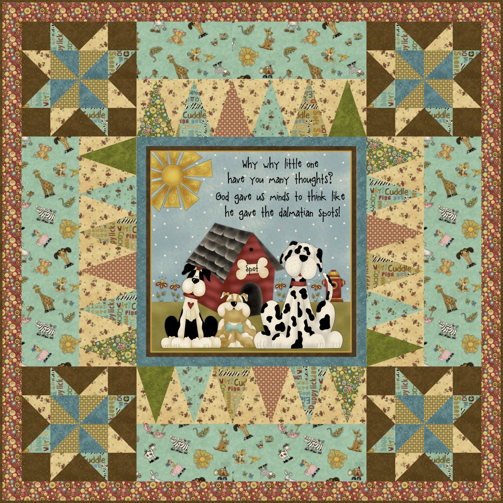 Why Panel Quilt Kit 1464281472