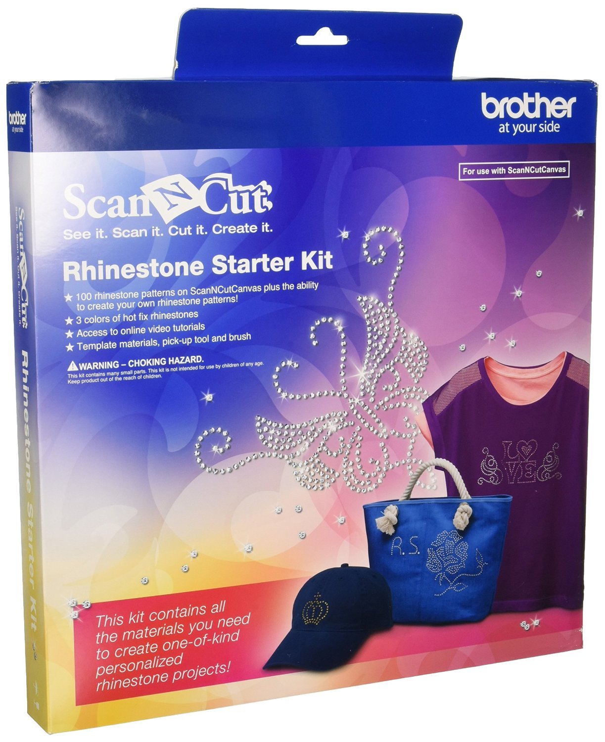 Brother Scan n Cut Rhinestone Starter Kit 012502638681