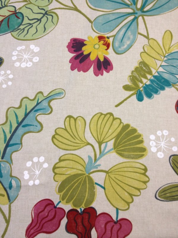 Hoffman Style Large Scale Floral Graphic Modern Rustic style print