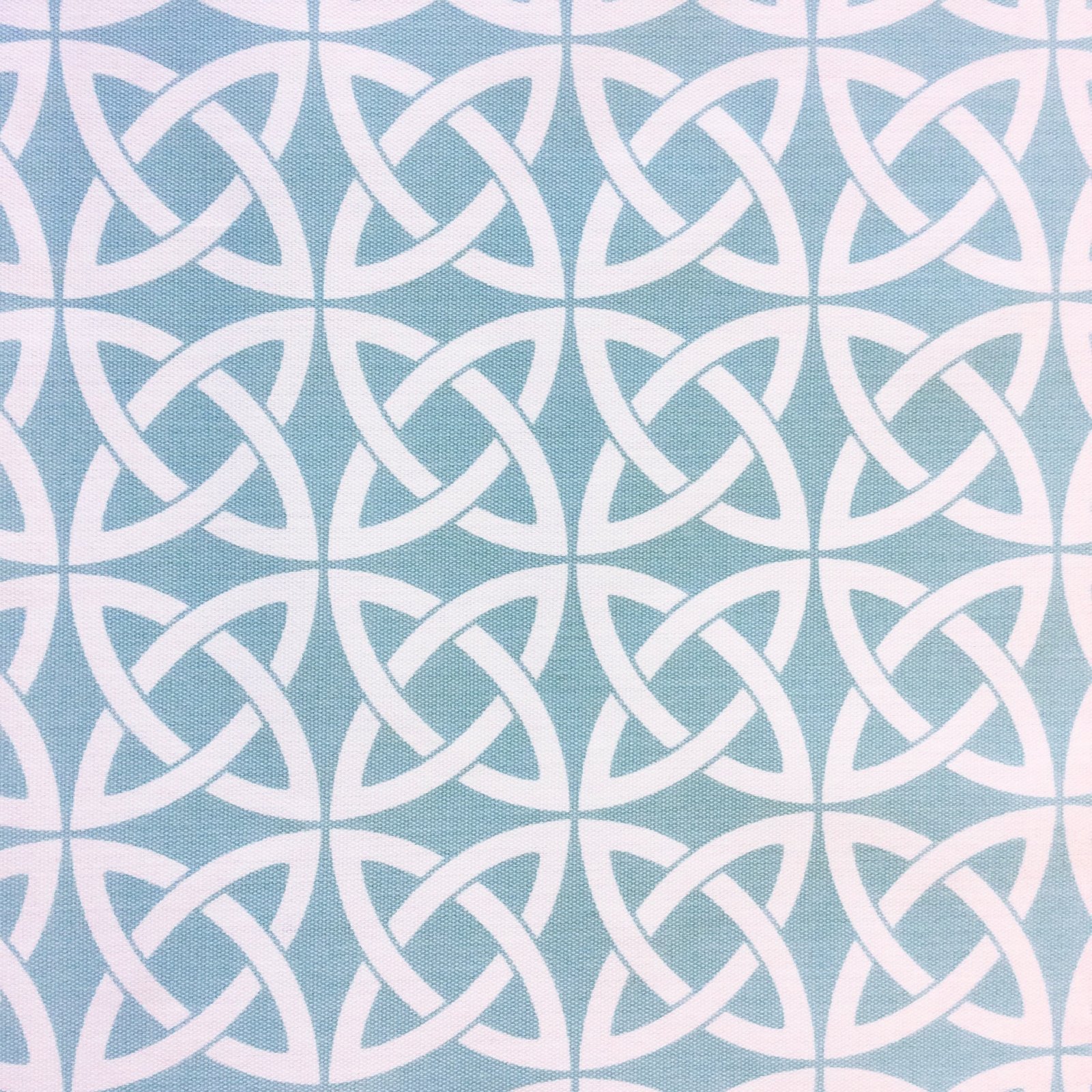 Lattice Link Blue & White Lattice Link Celtic Knot Geo Moroccan Modern