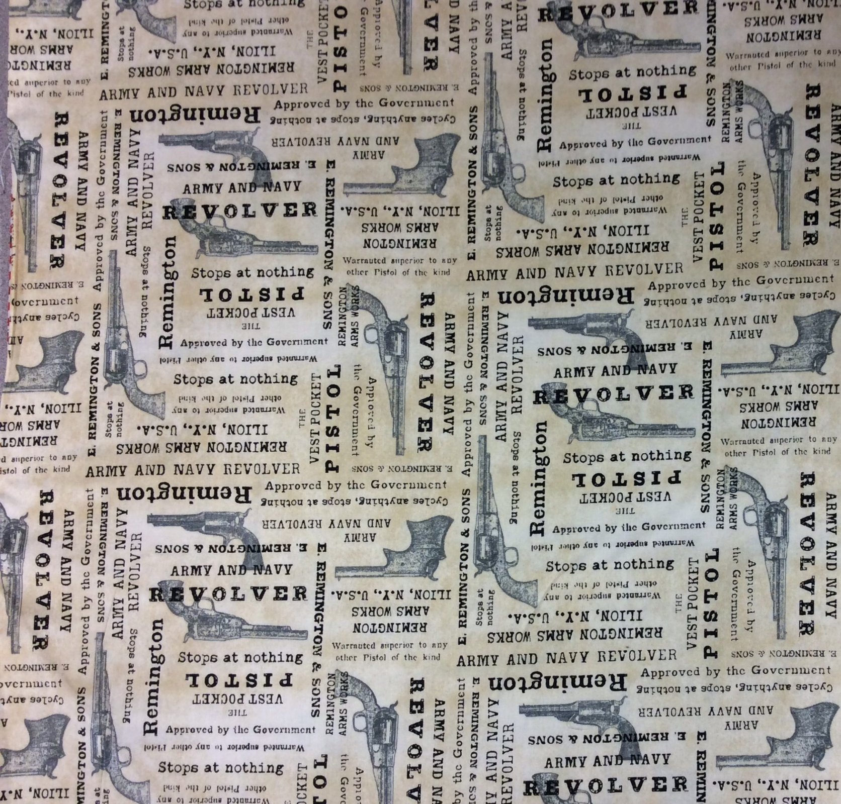 Wild West Remington Revolver Pistol Weapon Old Fashion Cowboy Sheriff