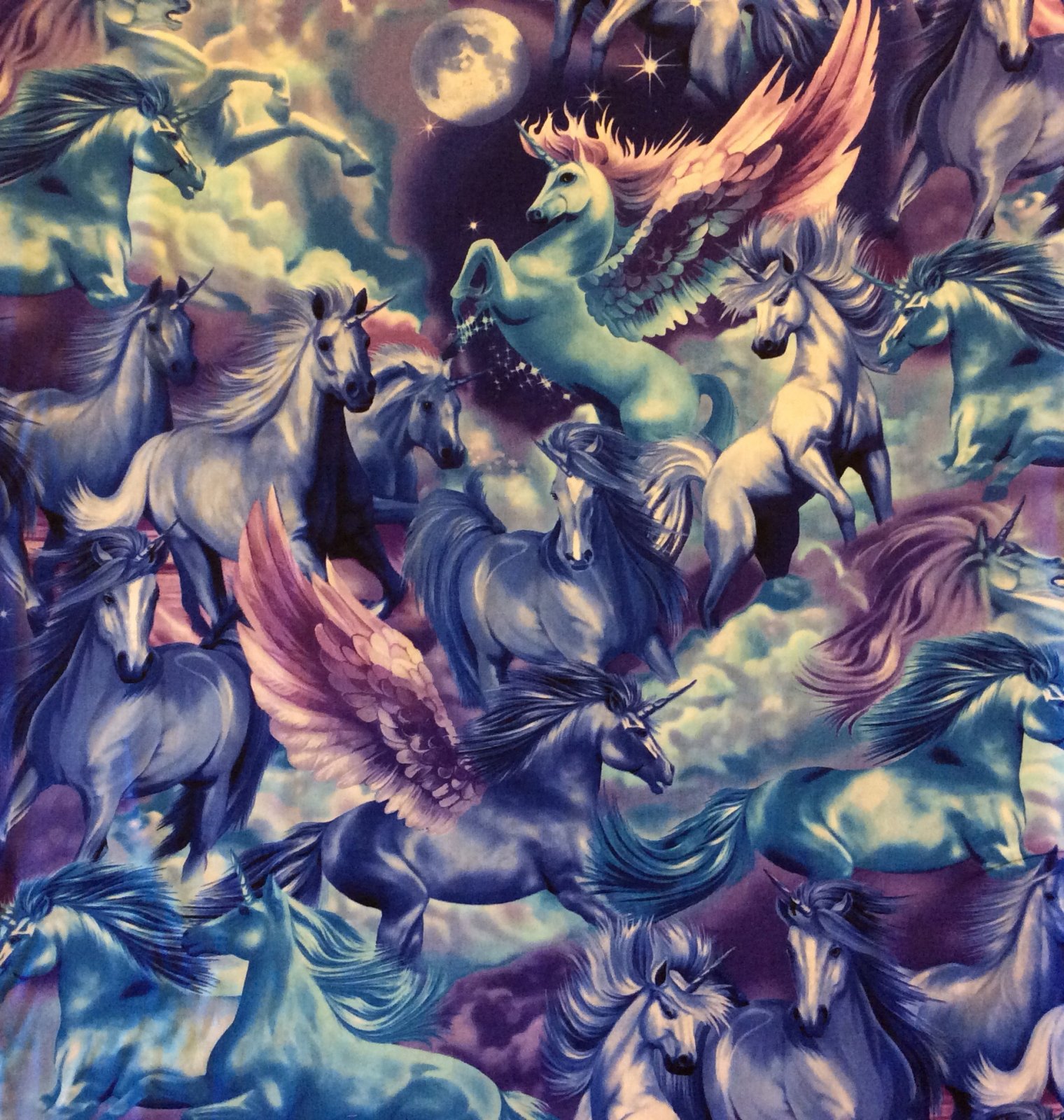 TT82 Unicorn Fantasy Pegasus Princess Mythology Mythical Quilting