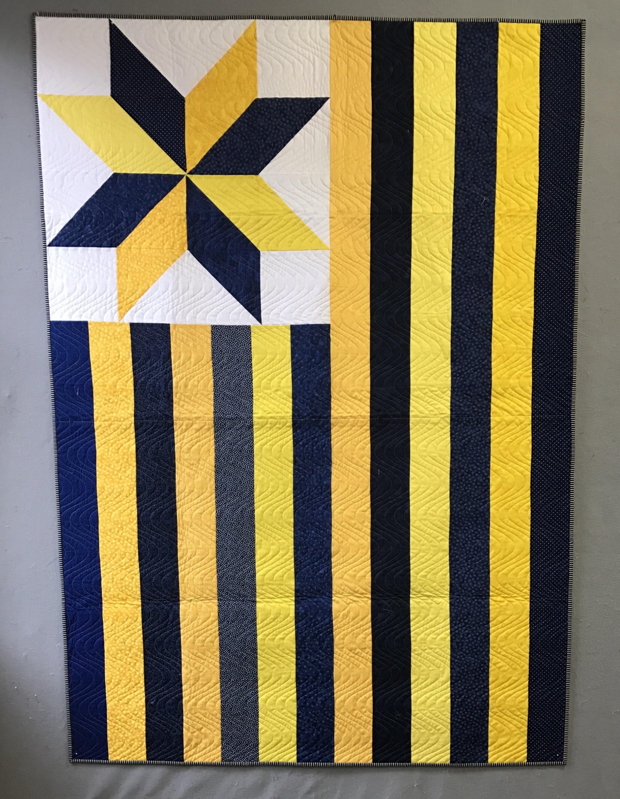 Flag Blue & Gold