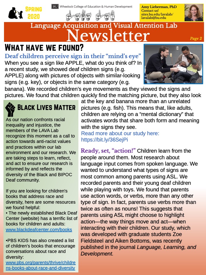 Language Acquisition & Visual Attention Lab