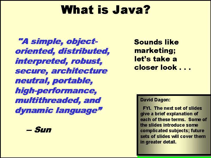 What is Java?