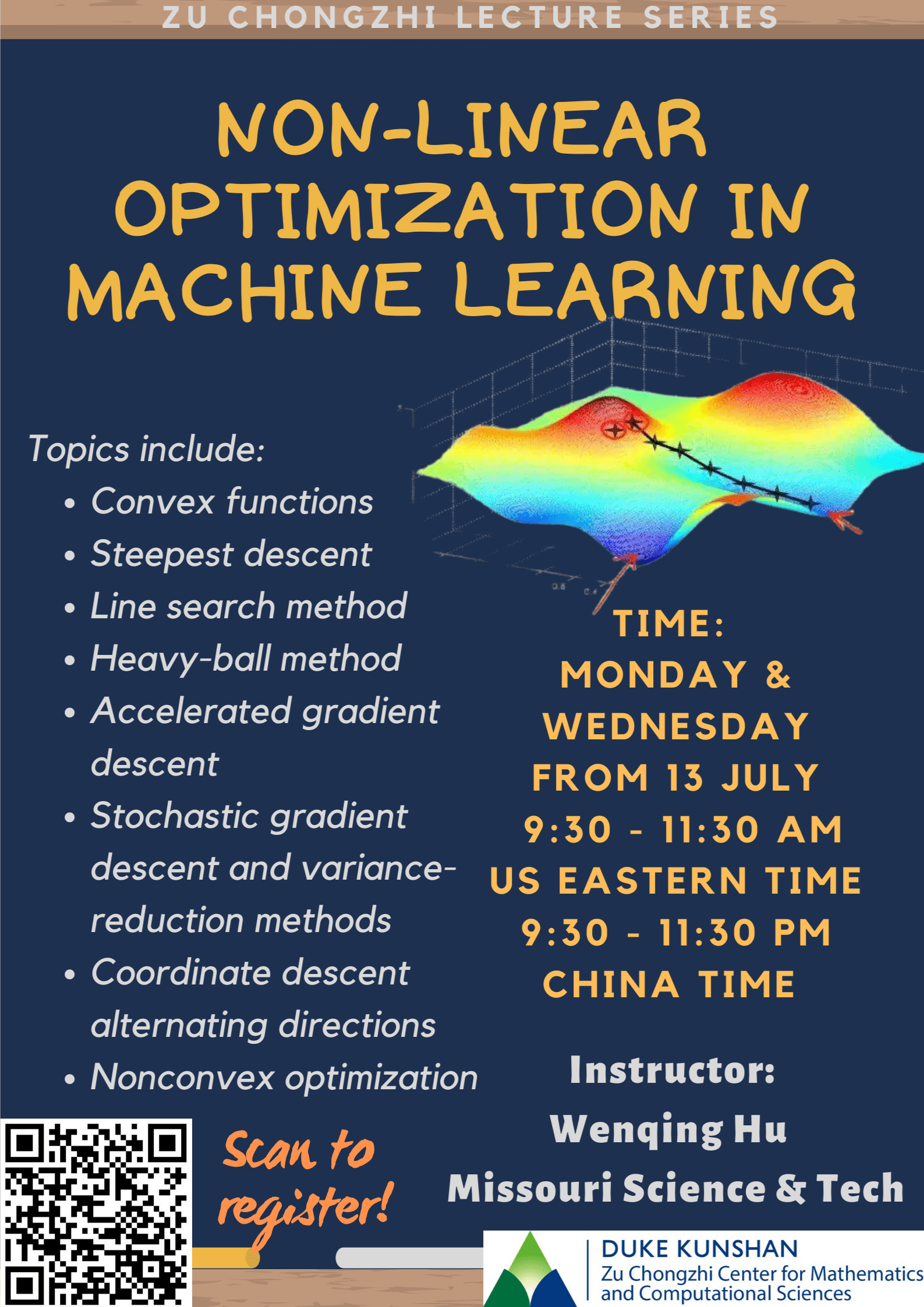 Optimization in Machine Learning DKUCMCS