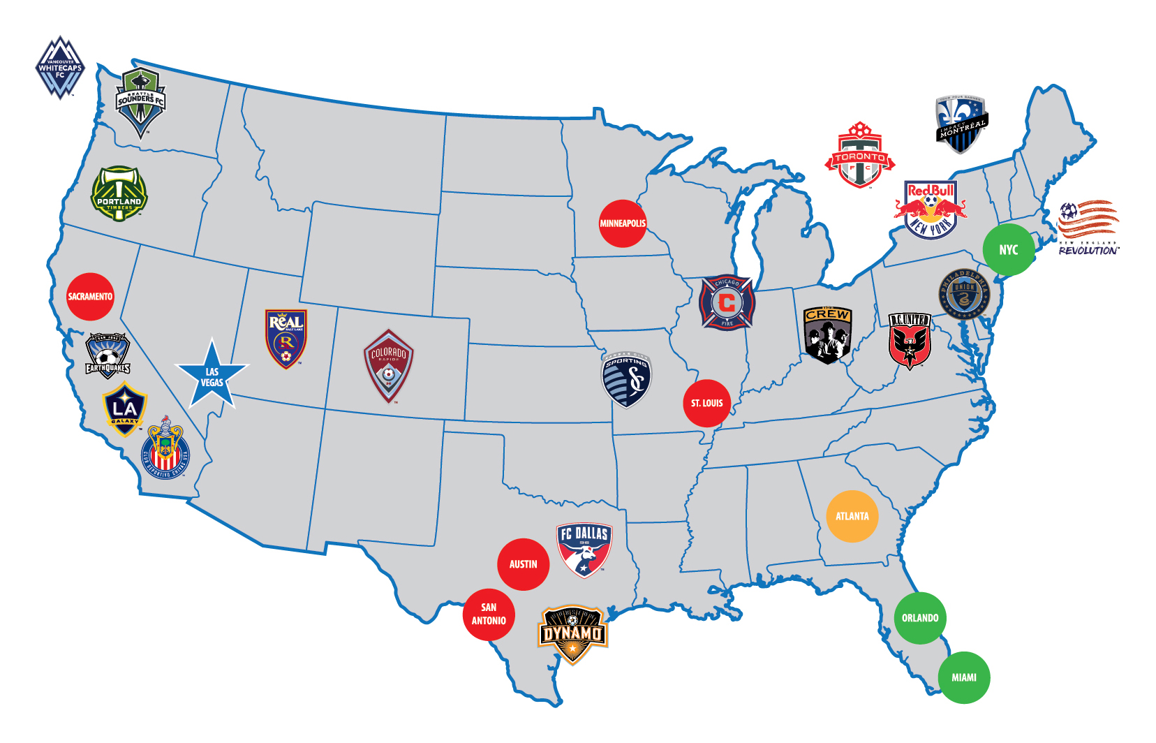 Mls Listings Canada Map United States National Women’s Soccer League Soccer Politics / The