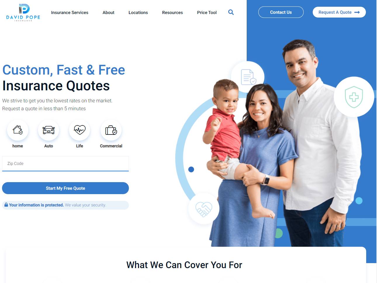 David Pope Insurance Sites Gallery