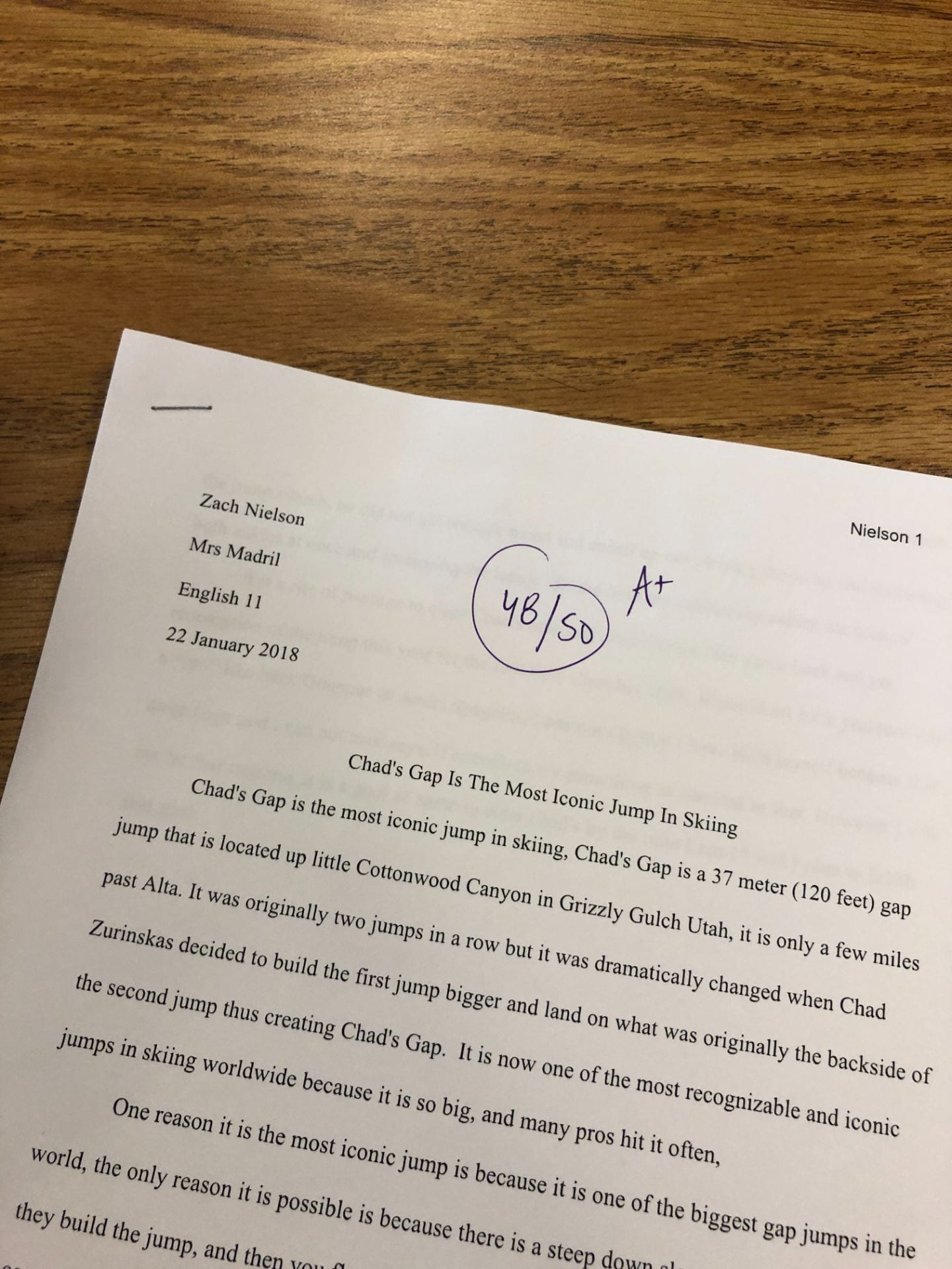 Student Writing Must Be Graded By The Teacher 1101 Better Writing