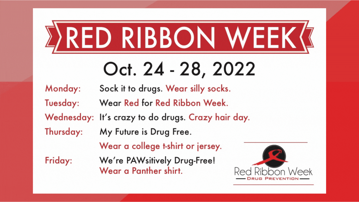 Red Ribbon Week Themed Days Lufkin High School Red Ribbon Week Themed Days Lufkin High School
